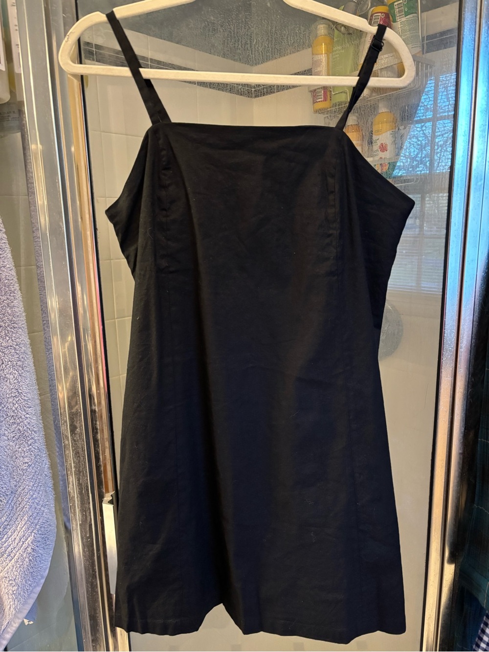 Athleta paradise Black cami Dress with Thin Straps